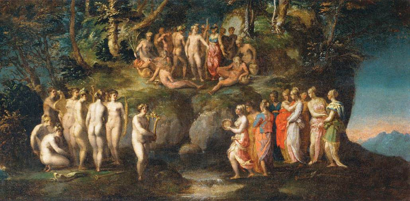 The Pierides' Challenge - Rosso Fiorentino