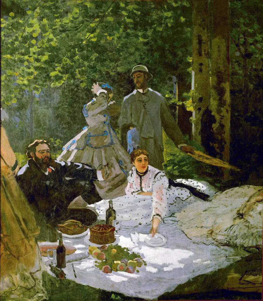 Le Déjeuner sur l'herbe - Claude Monet image 1 reproduction d’œuvre d’art à l’huile