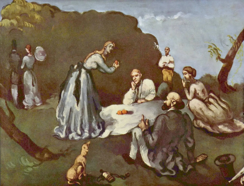 The Luncheon on the Grass - Paul Cézanne