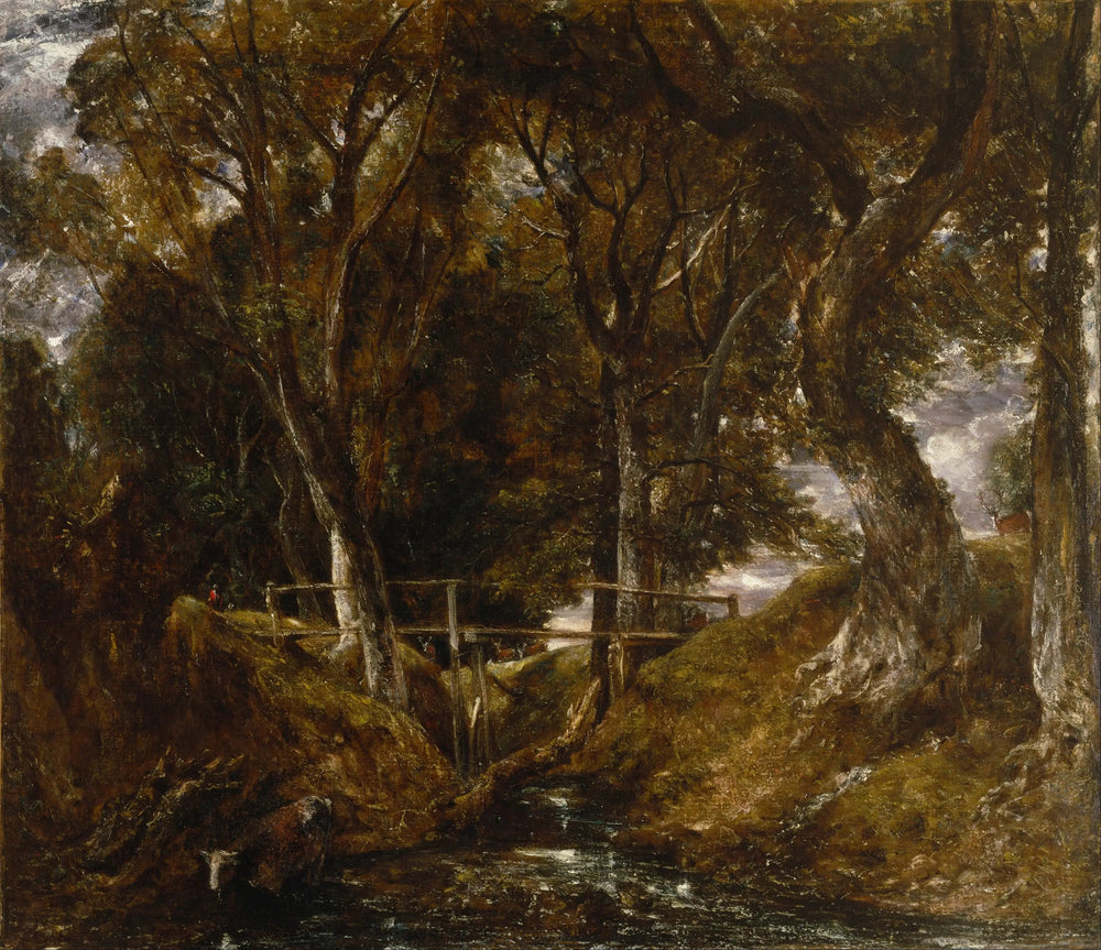 Le Dell à Helmingham Park - John Constable image 1 reproduction de peinture à l’huile