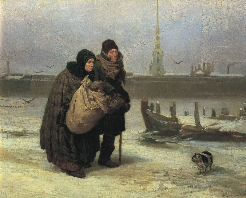 The Departure from the House - Viktor Vasnetsov