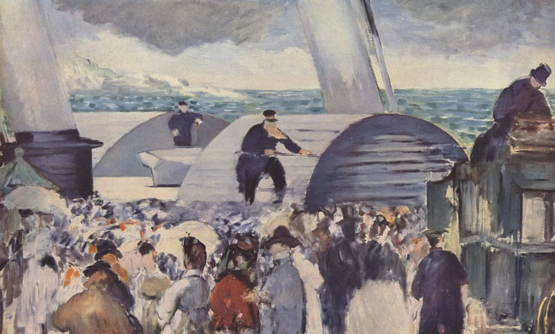The Departure of the Steamer from Folkstone - Édouard Manet