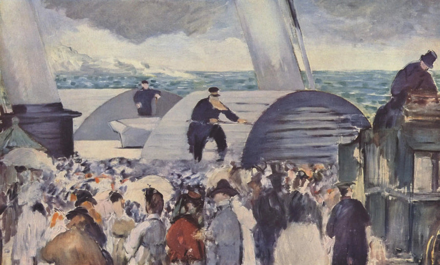 The Departure of the Steamer from Folkstone - Édouard Manet