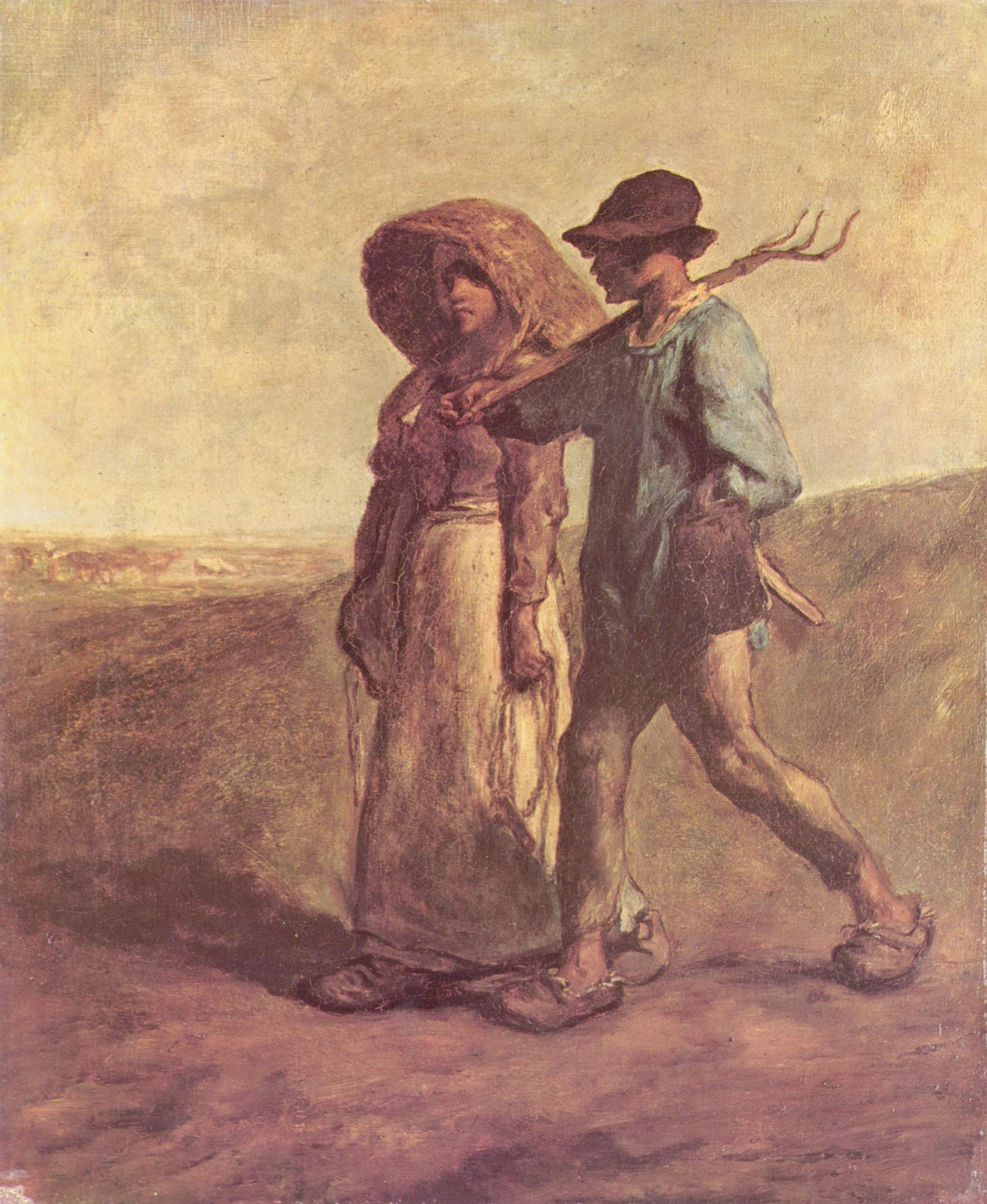 The Departure for Work - Jean-François Millet