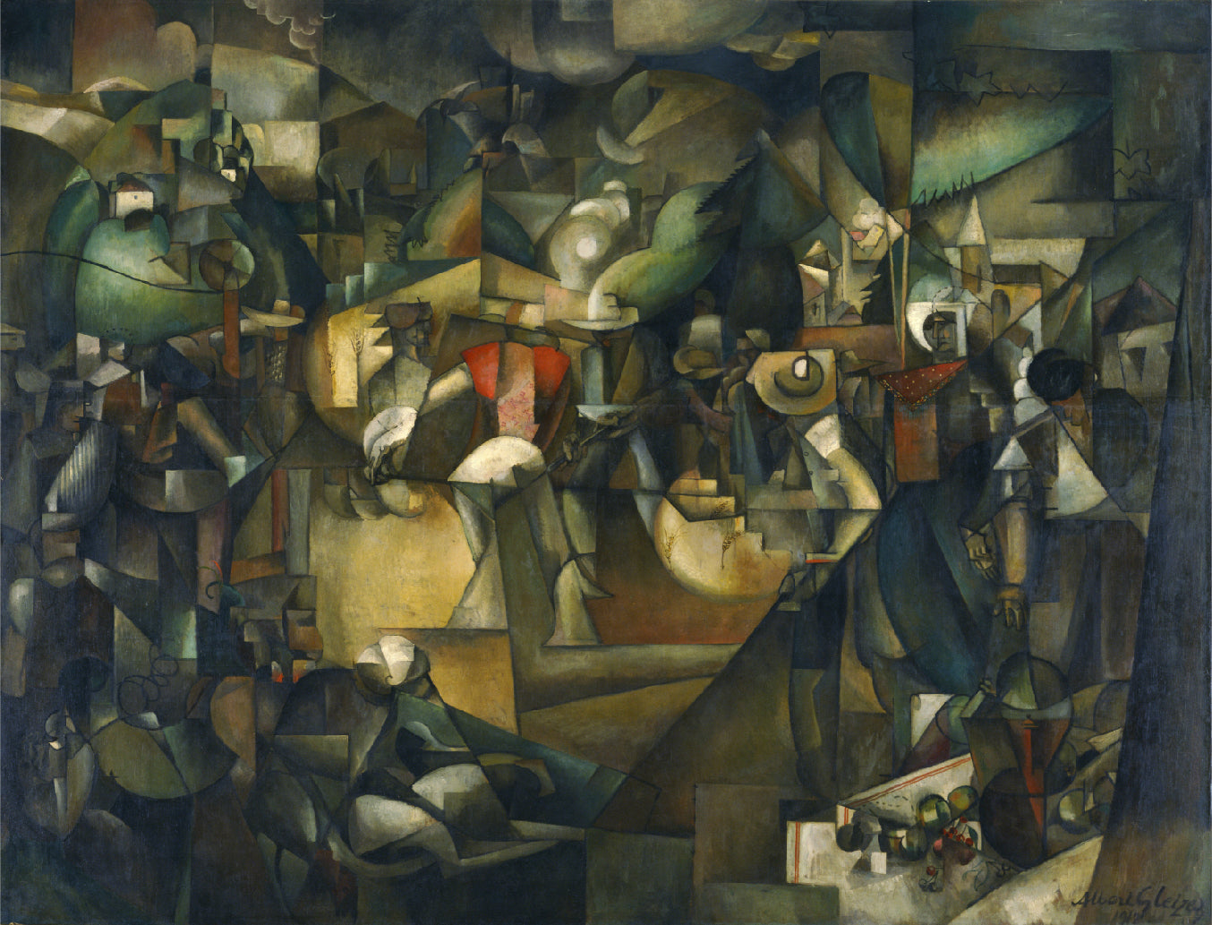 The Threshing of the Harvests - Albert Gleizes