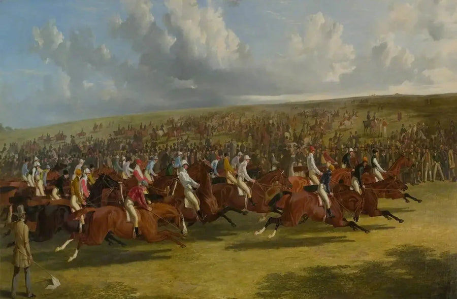 The Derby, 1844: the start - John Frederick Herring, Sr.