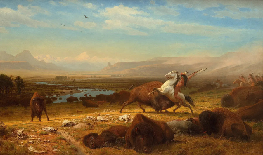 The Last of the Bison - Albert Bierstadt