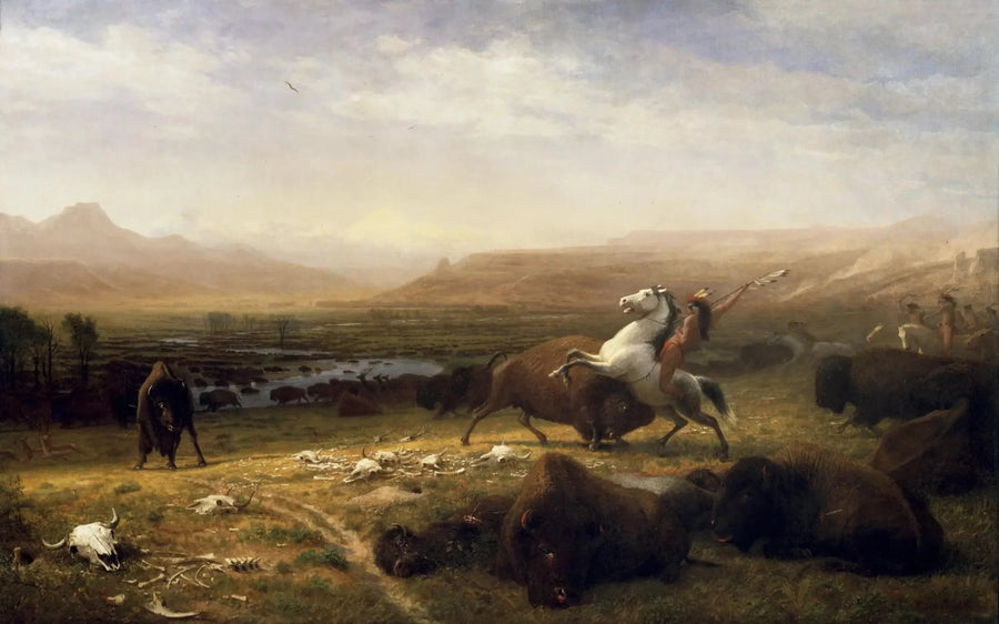 The Last of the Buffalos 2.60 - Albert Bierstadt