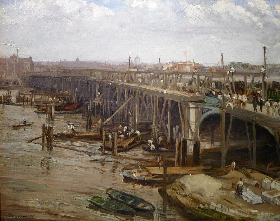 The Last of the Old Westminster - James Abbott McNeill Whistler