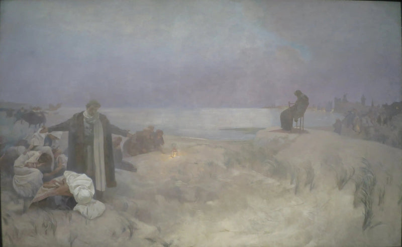 The Last Day of Jan Amos Komenský - Alphonse Mucha