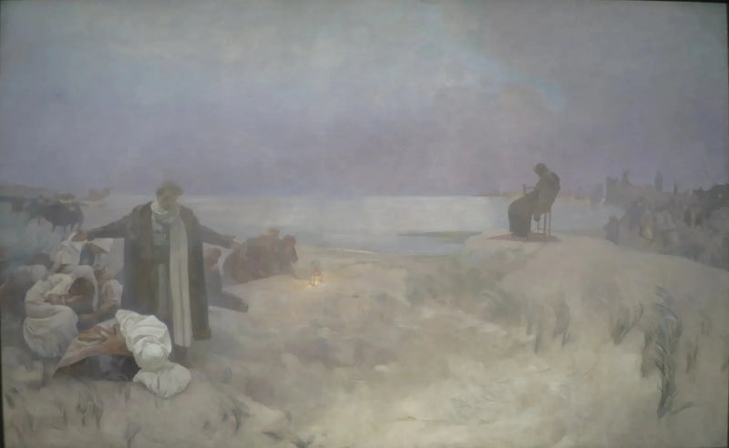 The Last Day of Jan Amos Komenský - Alphonse Mucha