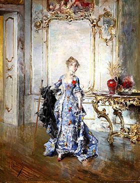 The Last Look in the Mirror - Giovanni Boldini