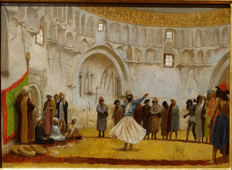 The spinning dervish (sketch) - Jean-Léon Gérôme