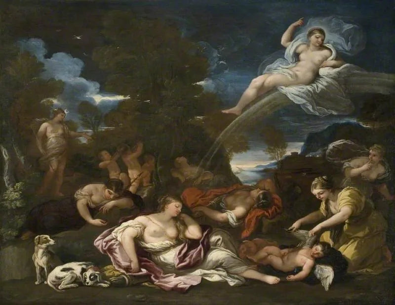 The Disarmament of Cupid, an Allegory of Chastity - Luca Giordano