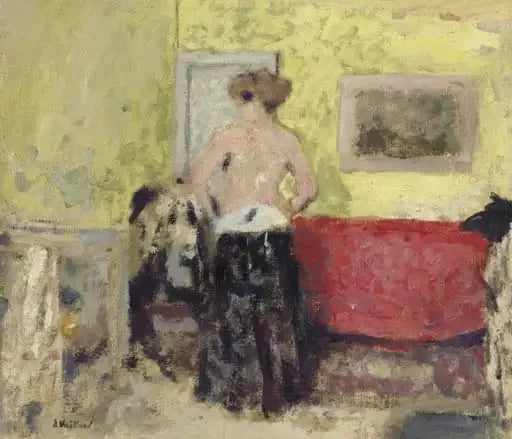 The backless dressing gown - Édouard Vuillard