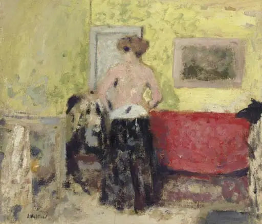 The backless dressing gown - Édouard Vuillard