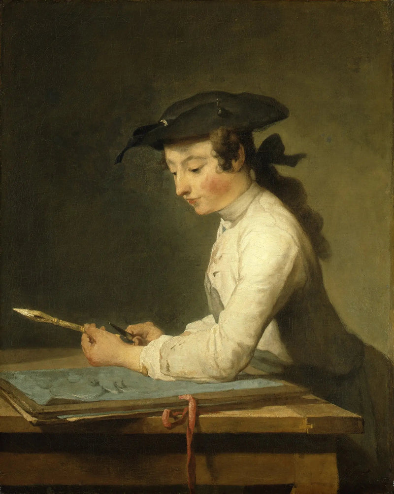 The Drawer - Jean Siméon Chardin