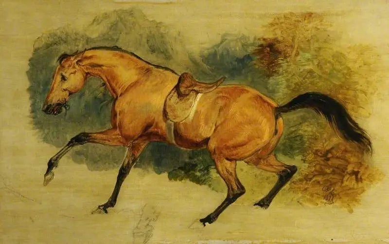 The destrier of Count d'Orsay - Edwin Henry Landseer