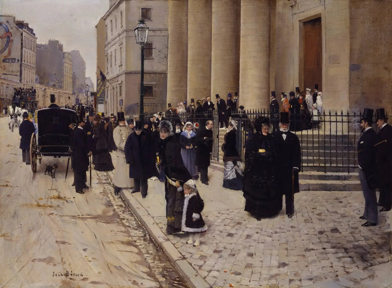 Sunday, near Saint-Philippe-du-Roule - Jean Béraud