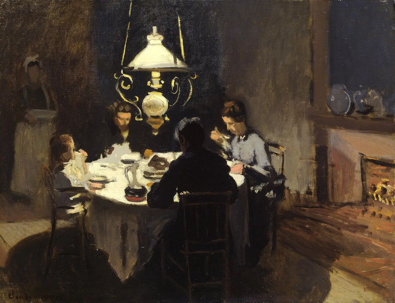 The Dinner - Claude Monet