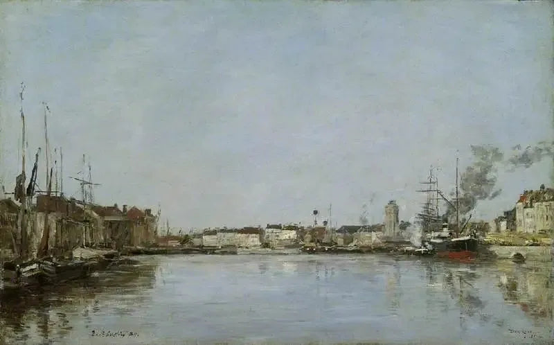The Dutch Dock, Dunkirk - Eugène Boudin