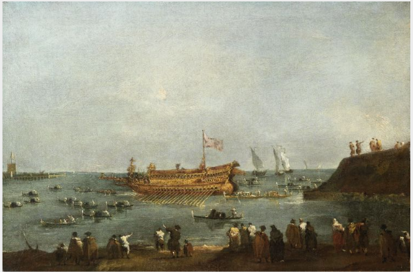 The Doge marries the Adriatic - Francesco Guardi