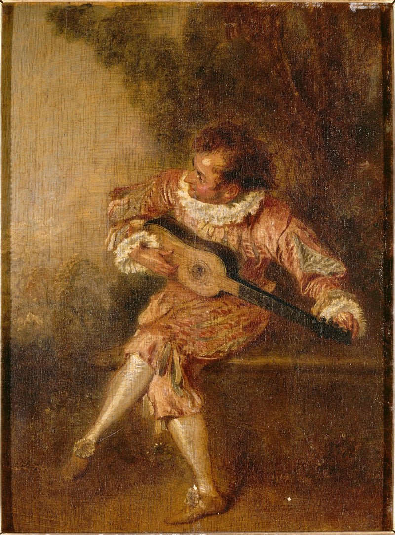 The Serenade Giver - Antoine Watteau
