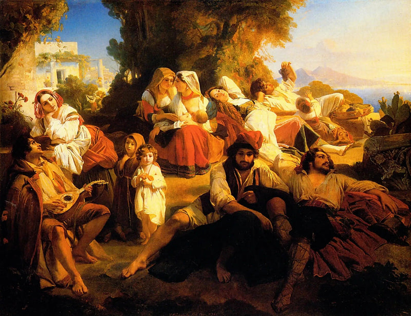 The gentle idleness - Franz Xaver Winterhalter