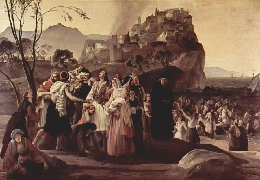 The Drama of Parga - Francesco Hayez