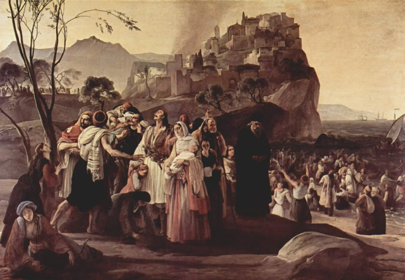 The Drama of Parga - Francesco Hayez