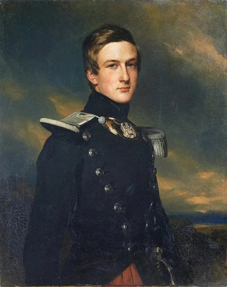 The Duke of Aumale in battalion chief of the 17th Light - Franz Xaver Winterhalter