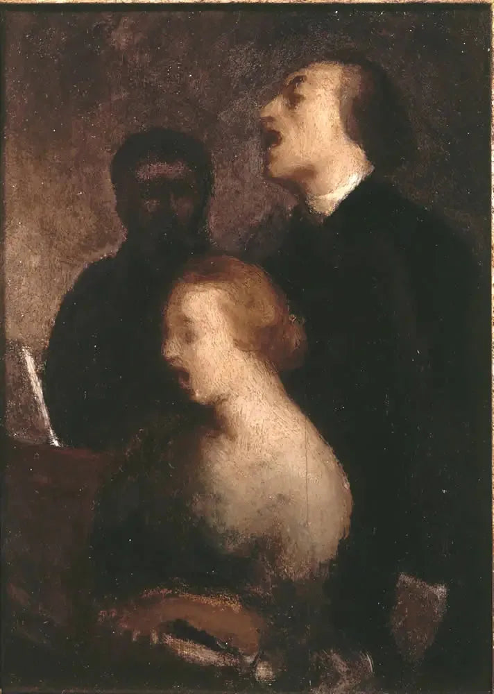 The Duo - Honoré Daumier