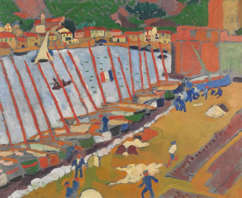 The Faubourg de Collioure - André Derain