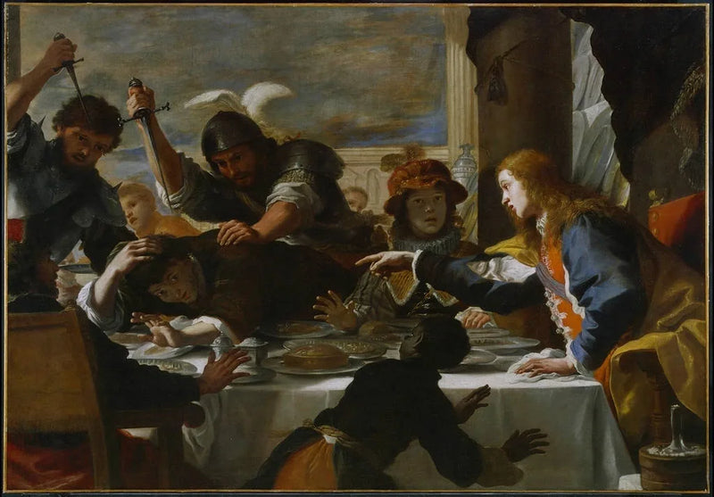 The Feast of Absalom - Mattia Preti