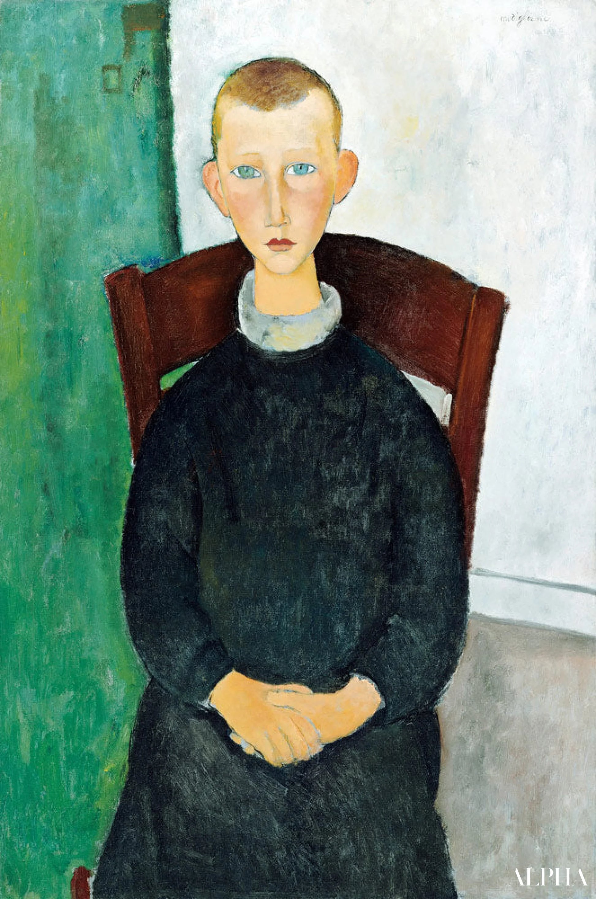 The Son of the Caretaker - Amadeo Modigliani - High-end reproductions of paintings and artworks
