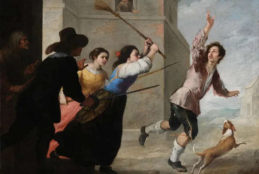 The Prodigal Son Chased Away - Bartolomé Esteban Murillo