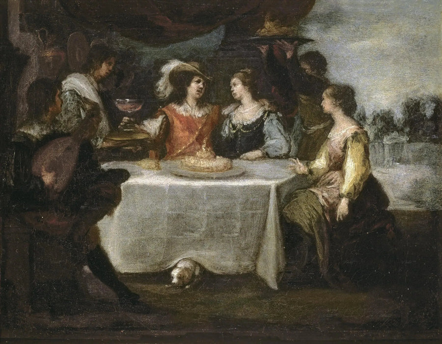 The Prodigal Son Wasting His Inheritance - Bartolomé Esteban Murillo