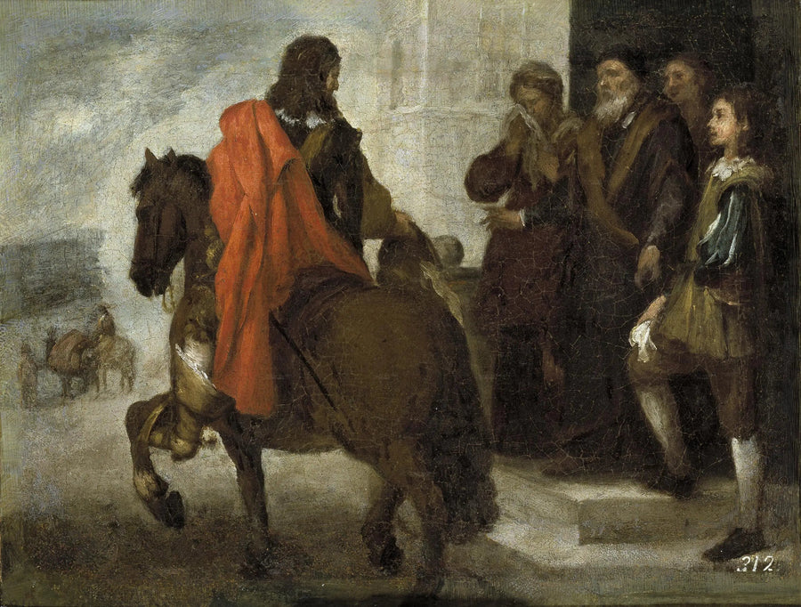 The Prodigal Son Taking Leave of His House - Bartolomé Esteban Murillo
