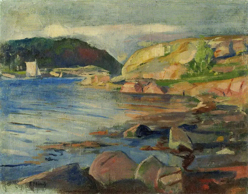 The Fjord of Tønsberg - Edvard Munch