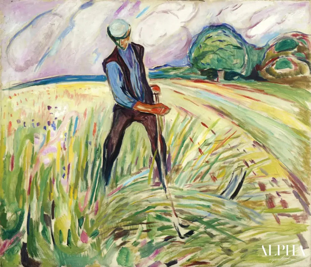 Le foin - Edvard Munch - Reproductions de tableaux et peintures haut de gamme