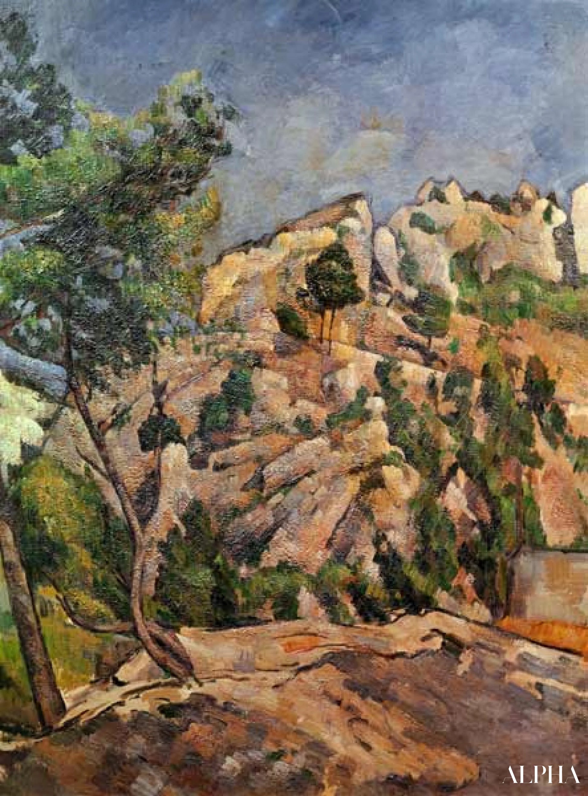 The Bottom of the Ravine - Paul Cézanne - High-end reproductions of paintings and artworks