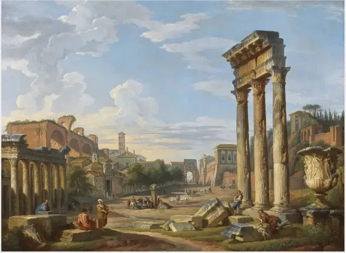 The Roman Forum - Giovanni Paolo Panini