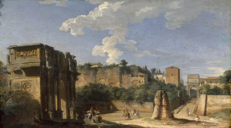The Forum, Rome - Giovanni Paolo Panini