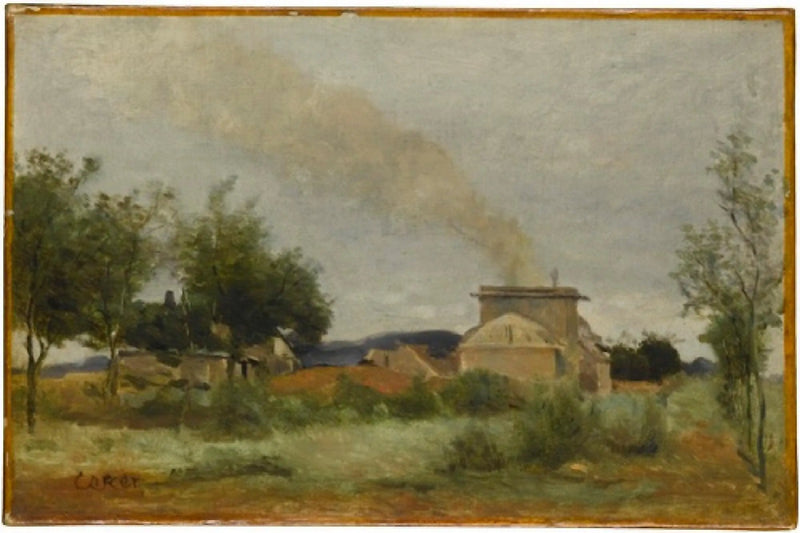 The Brick Oven - Jean-Baptiste Camille Corot