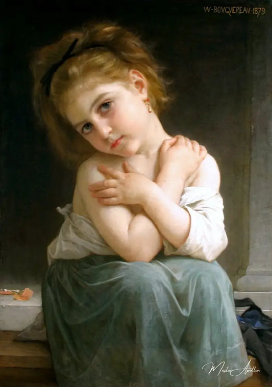 Le froid - William Bouguereau - Reproductions de tableaux et peintures haut de gamme