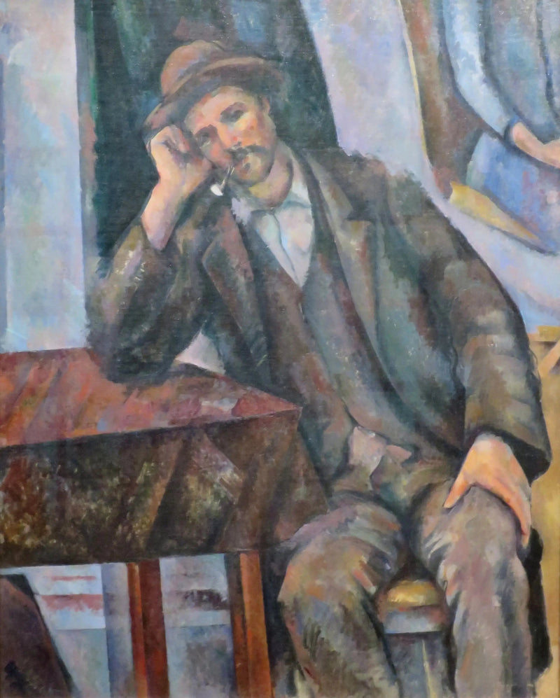 The Pipe Smoker Leaning on His Arm - Paul Cézanne