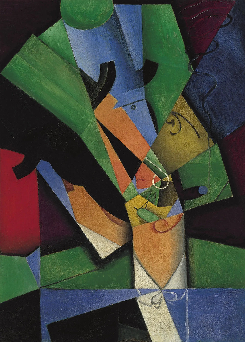 Le fumeur (Frank Haviland) - Juan Gris - Alpha Reproduction