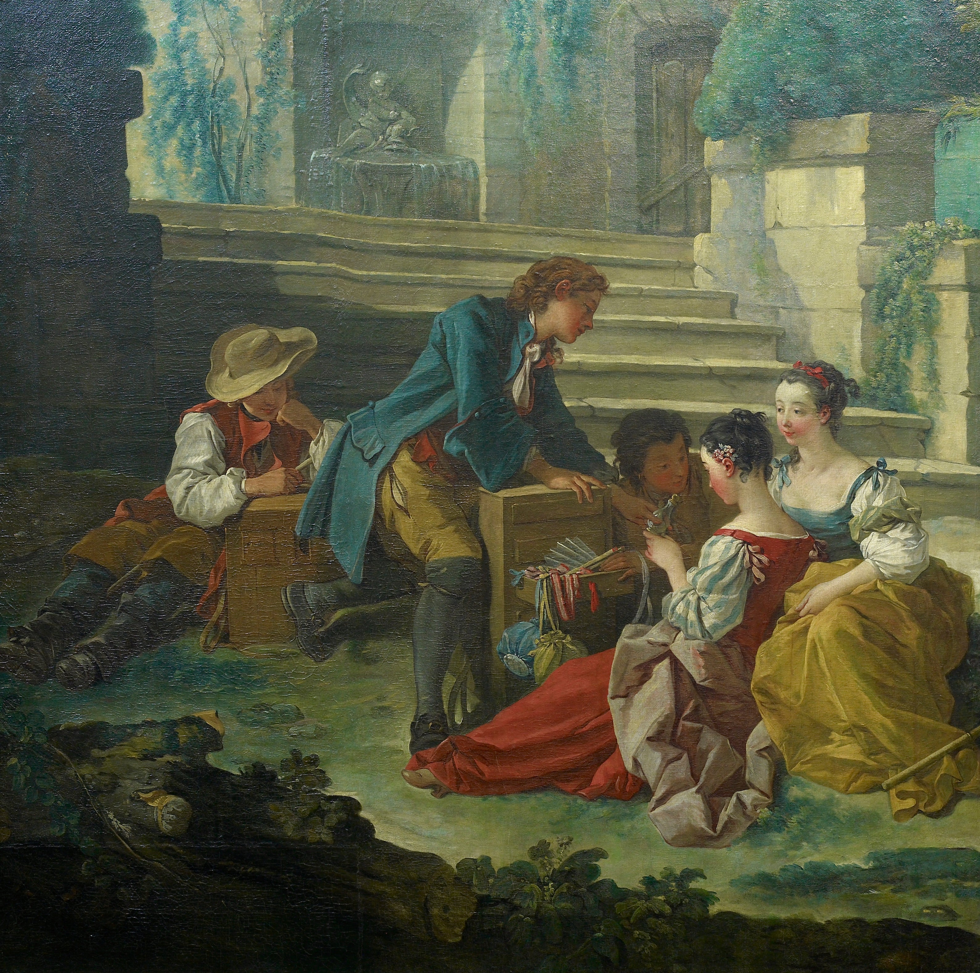 The Gallant Peddler - François Boucher