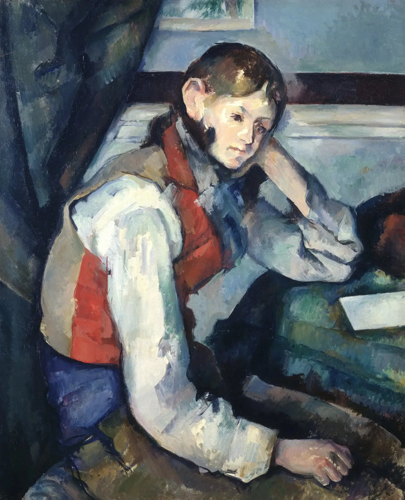 The Boy in the Red Vest - Paul Cézanne
