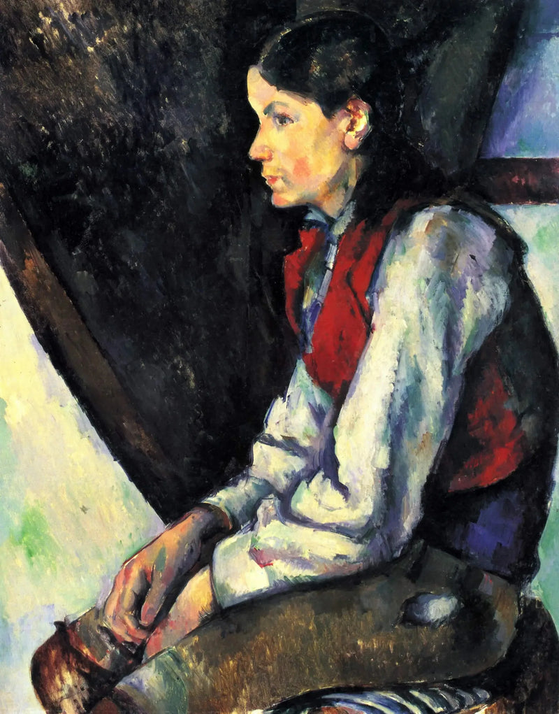 The Boy in the Red Vest - Paul Cézanne